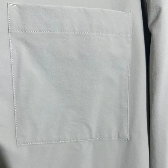 Goodfellow & Co Gray Windbreaker with Elasticized Cuffs